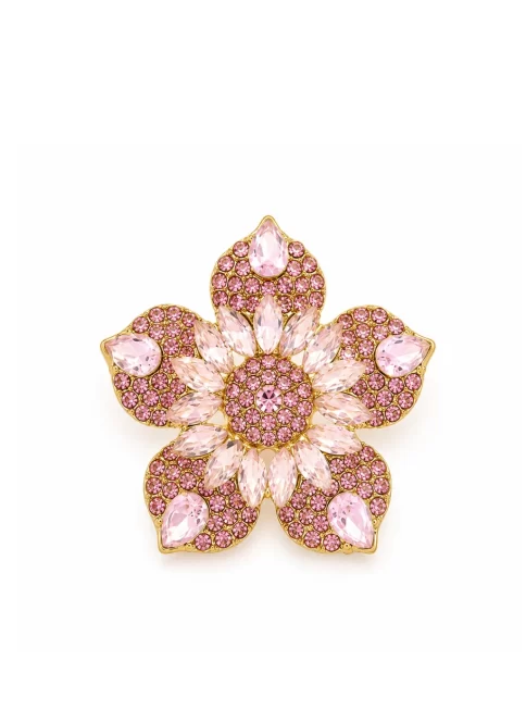 The Orchid Whisper Earrings — delicate pink orchids blooming with quiet grace, inspired by the soft poetry of The Vago Botanic Garden Collection.