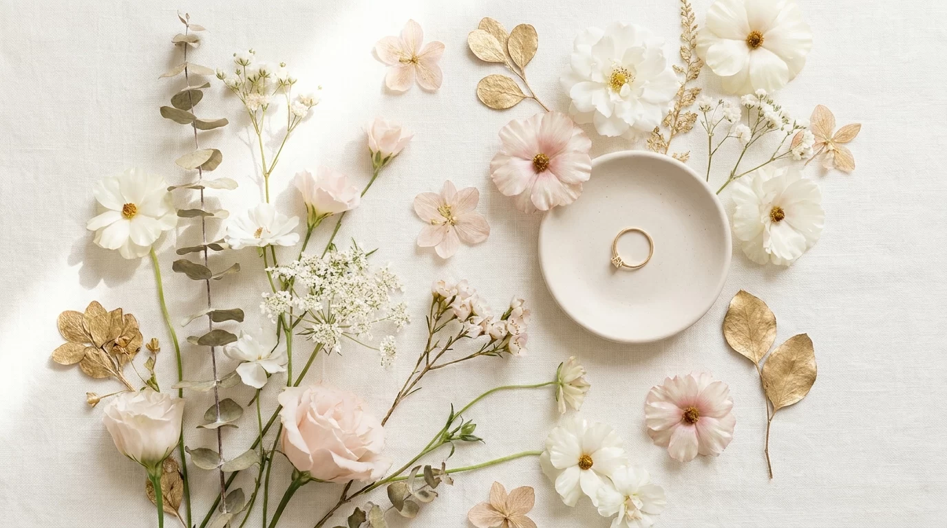 Wedding Guest Earrings — Floral Studs for an Elegant Look