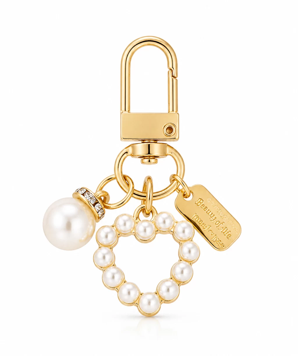 tiny pearls woven into a heart shaped bloom reflecting the gentle light we leave in the lives of others